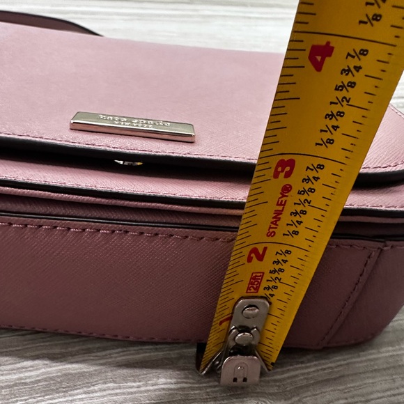 Kate Spade Laurel Way Large Carsen crossbody bag & Bitsy wallet Dusty Peony NWT - Picture 12 of 14
